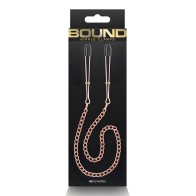 Pinzas para Pezones Bound DC3 - Oro Rosa