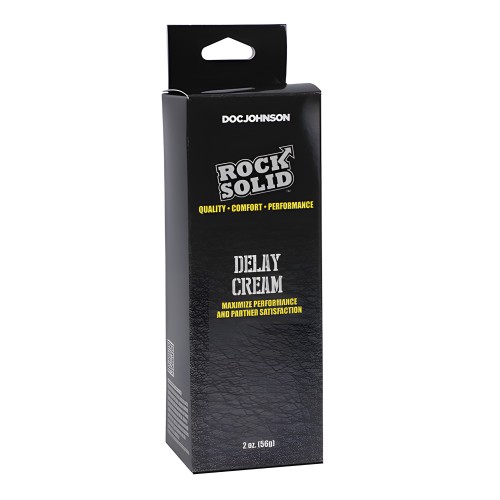 Rock Solid Delay Cream - Maximize Performance