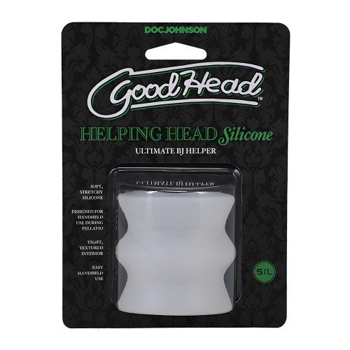 GoodHead Helping Head Stroker de Silicona - Helado