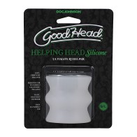 GoodHead Helping Head Stroker de Silicona - Helado