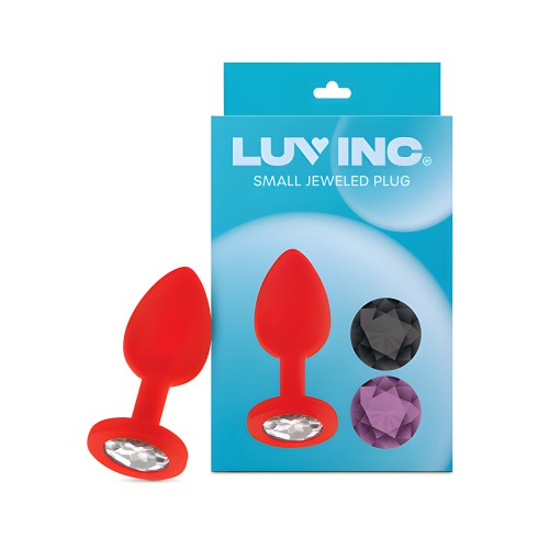 Luv Inc. Jeweled Silicone Butt Plug