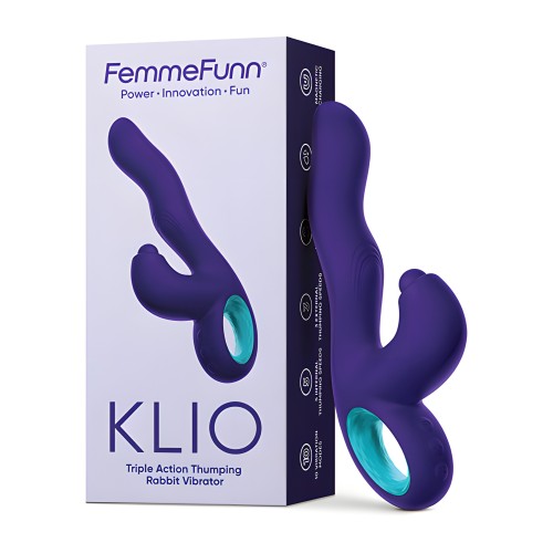 Femme Funn Klio Vibrador Conejito Púrpura Oscuro