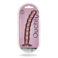 Beaded G-Spot Dildo - Rose Gold