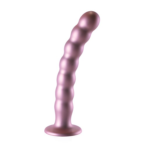 Beaded G-Spot Dildo - Rose Gold