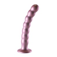 Beaded G-Spot Dildo - Rose Gold