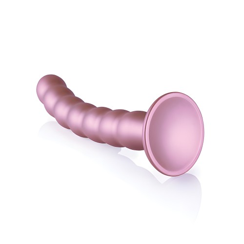 Beaded G-Spot Dildo - Rose Gold