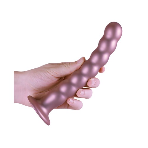 Beaded G-Spot Dildo - Rose Gold