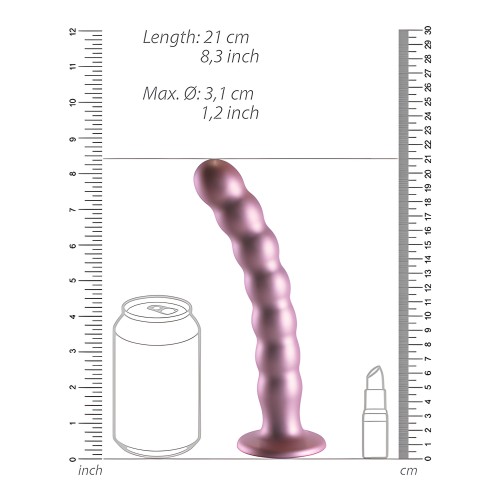 Beaded G-Spot Dildo - Rose Gold