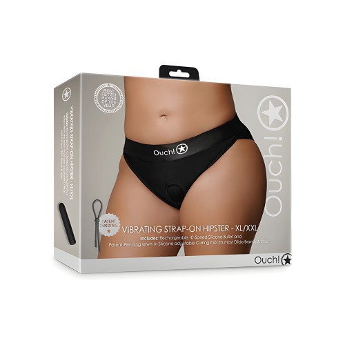 Shots Ouch Hipster Vibrante Strap On