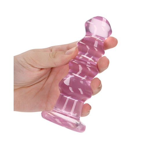 Dildo/Plug Anal Curvo RealRock Crystal Clear