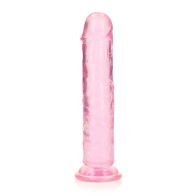 Dildo Recto Transparente RealRock de 7"
