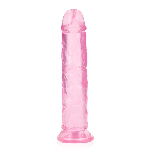 Dildo Recto Transparente RealRock de 7"