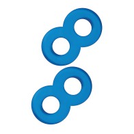 Dual Cock & Ball Enhancement Ring - Blue Pack of 2 | Enhanced Pleasure