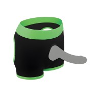 Calzoncillos Strap On Get Lucky - Negro/Verde