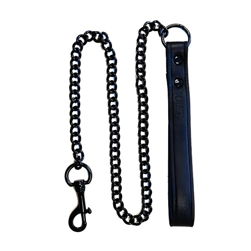 Correa de Cuero Rouge - Negra con Negra