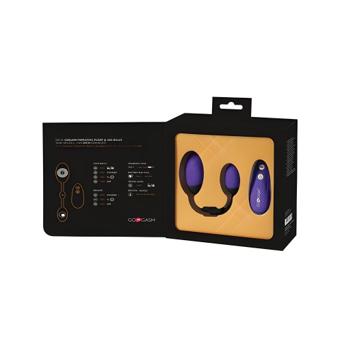 Pelotas Vibradoras GoGasm - Púrpura