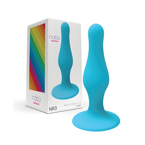 Plug de Silicona Grande Nobu Rainbow - Azul