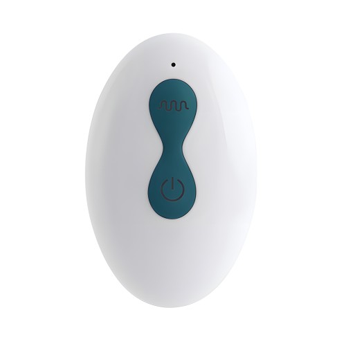 Butt Plug Spinning Tail Teaser - Verde Agua