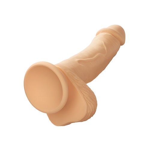 Dildo de Silicona de Densidad Dual - Marfil