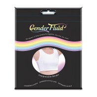 Gender Fluid Chest Compression Binder - XXXL White
