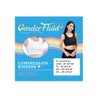 Gender Fluid Chest Compression Binder - XXXL White