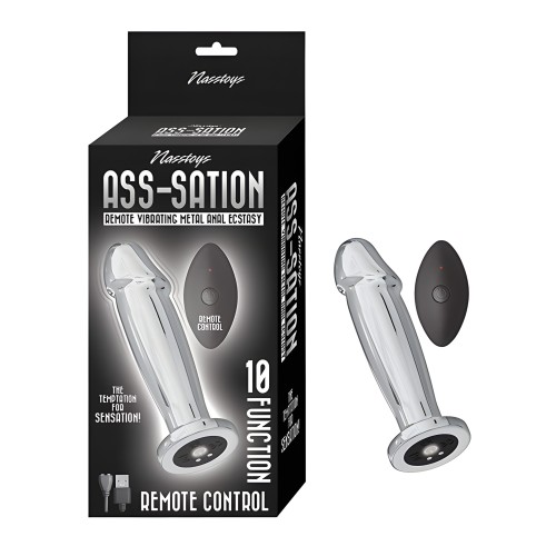 Ass-sation Control Remoto Vibrante de Metal Ecstasy