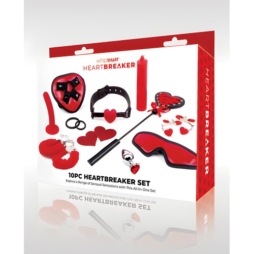 WhipSmart Set Heartbreaker - Negro/Rojo