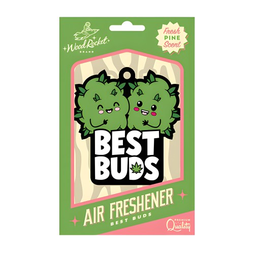 Wood Rocket Best Buds Air Freshener - Pine