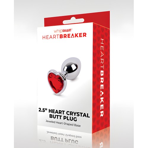 Plug Anal Heartbreaker WhipSmart - Rojo