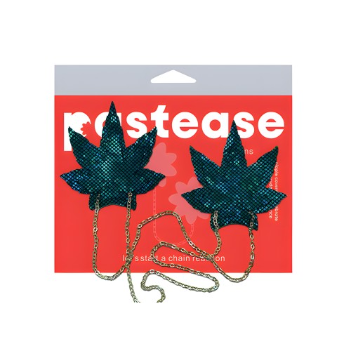 Pastease Cadenas Hoja de Marihuana Disco - Verde