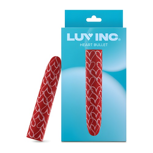 Luv Inc. Bala Graffiti Corazón - Rojo
