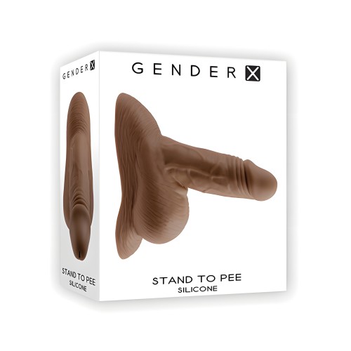 Gender X Silicone Stand To Pee - Oscuro