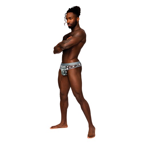 Tanga de Malla Transparente Óptico S/M