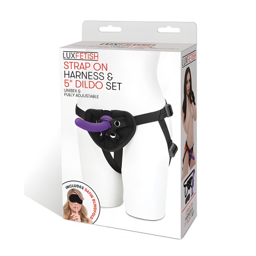 Lux Fetish Strap On Harness Set