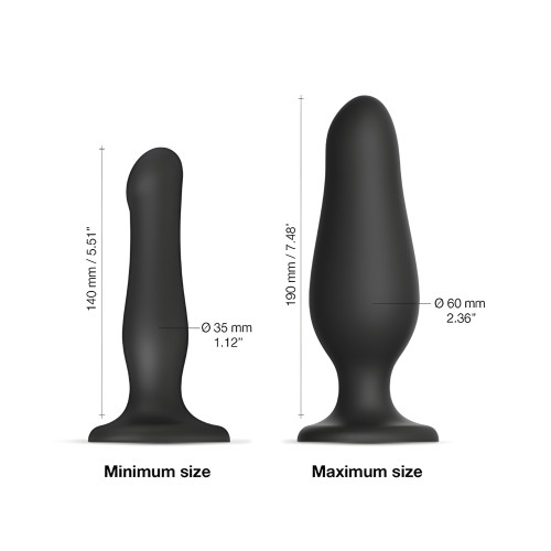 Tapón Dildo Inflable Strap On Me - Negro