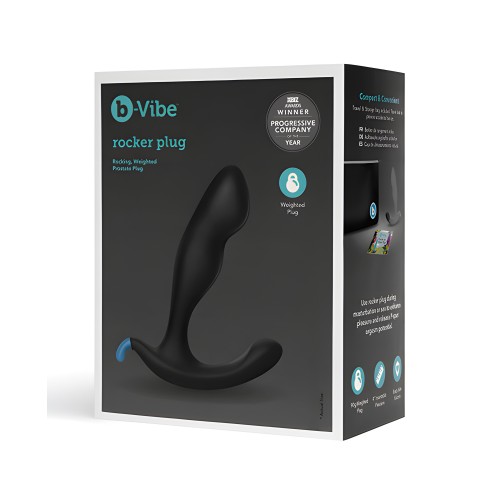 b-Vibe Rocker Plug en Negro