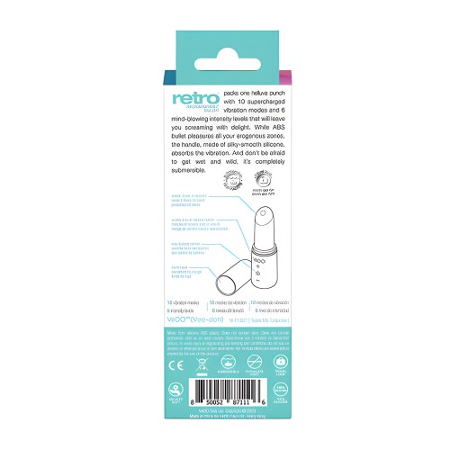 VeDO Retro Bullet Lip Stick Vibe Turquoise