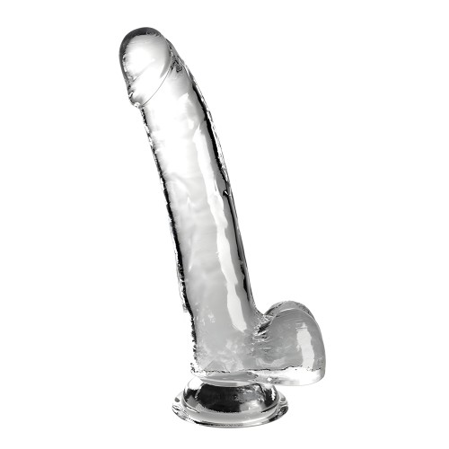 King Cock Clear 9" Pene con Bolas