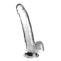 King Cock Clear 9" Pene con Bolas