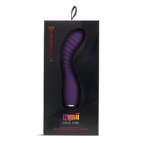 Vibrador Flexible Calentador Nu Sensuelle Lola Nubii - Púrpura