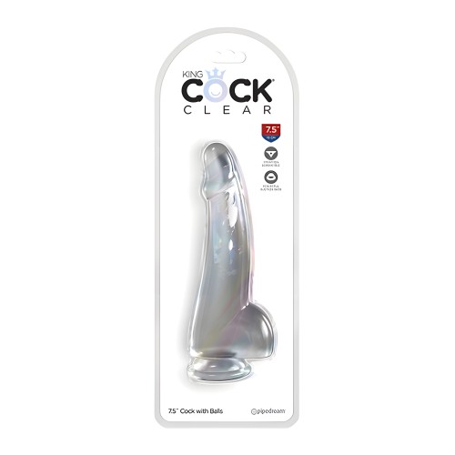 Dildo King Cock Transparente