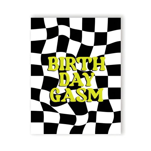 Birthday-Gasm Greeting Card