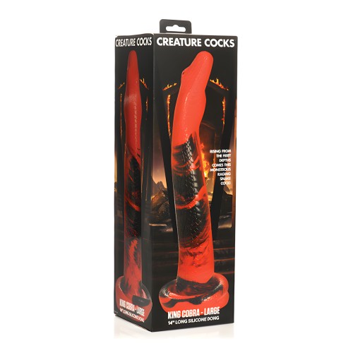 Creature Cocks King Cobra Large Silicone Dildo