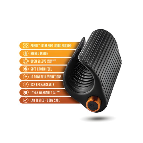 Blush M Elite Platinum Wrapt - Negro | Masturbador Premium