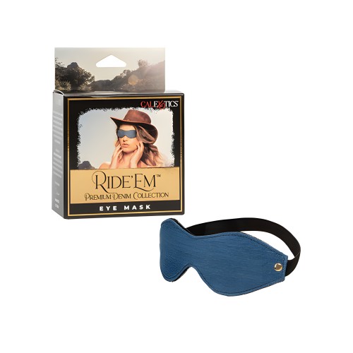 Máscara de Ojos Premium Denim Ride 'Em