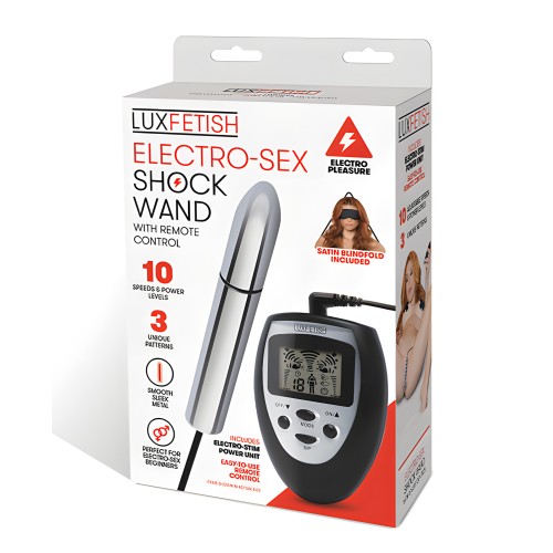 Lux Fetish Electro Sex Shock Wand Remote