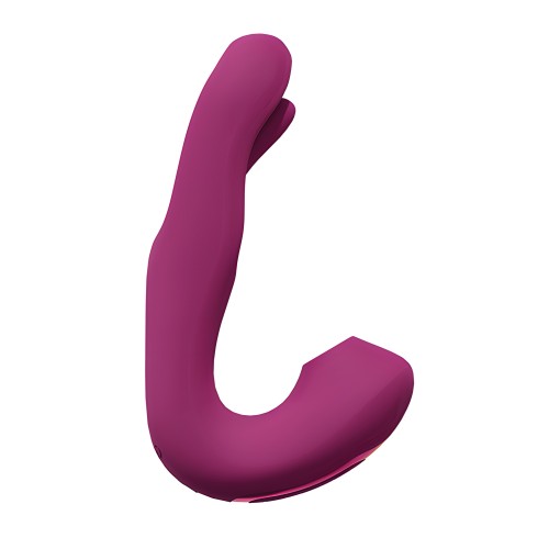 Shots Vive Yuna Vibrador de Doble Acción Airwave y Estimulador de G-Spot - Rosa