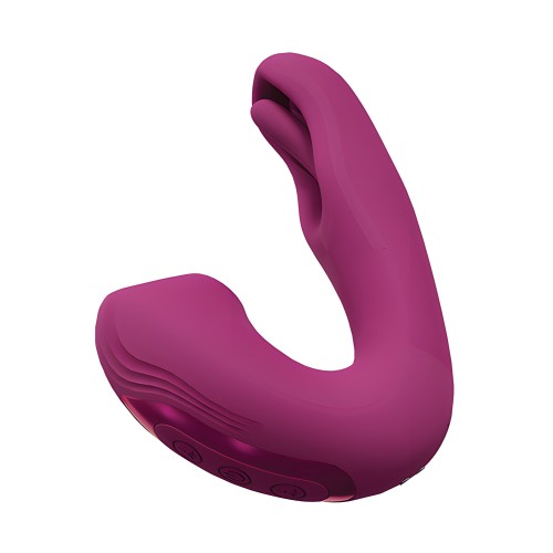 Shots Vive Yuna Vibrador de Doble Acción Airwave y Estimulador de G-Spot - Rosa