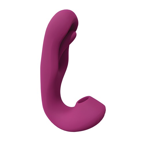 Shots Vive Yuna Vibrador de Doble Acción Airwave y Estimulador de G-Spot - Rosa