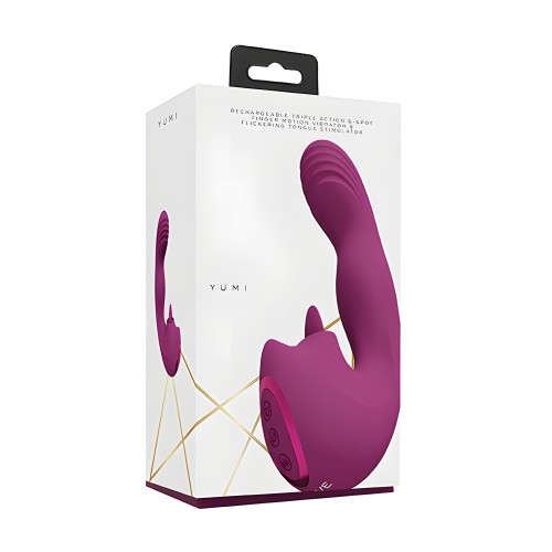 Shots Yumi Triple Action G-Spot Vibrator